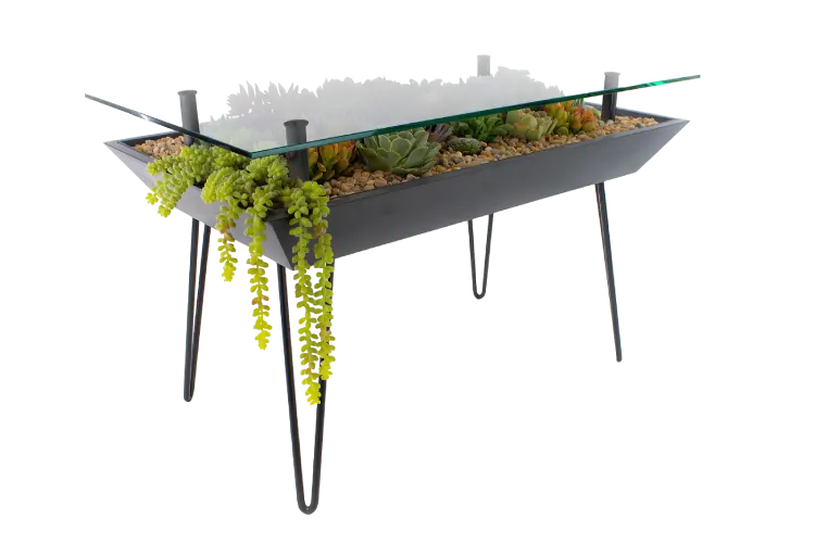 succulent garden coffee table BloomingTables Coffee Table – Blooming Tables