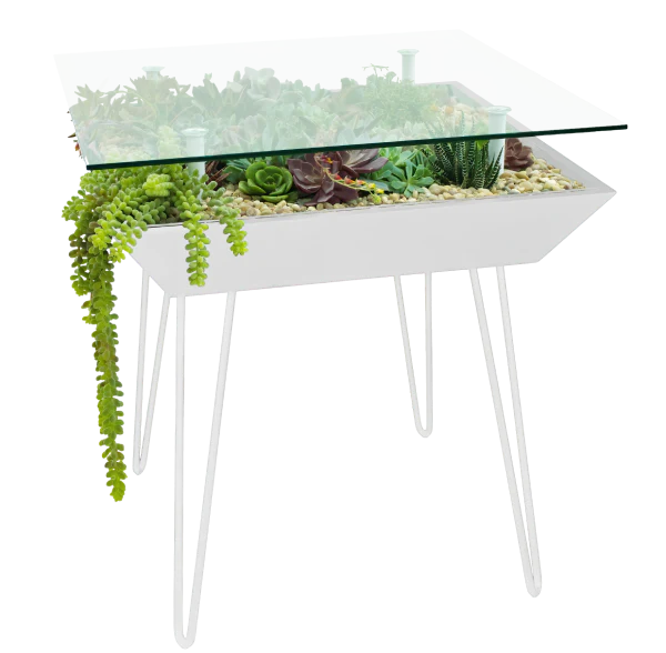 succulent side table BloomingTables Side Table
